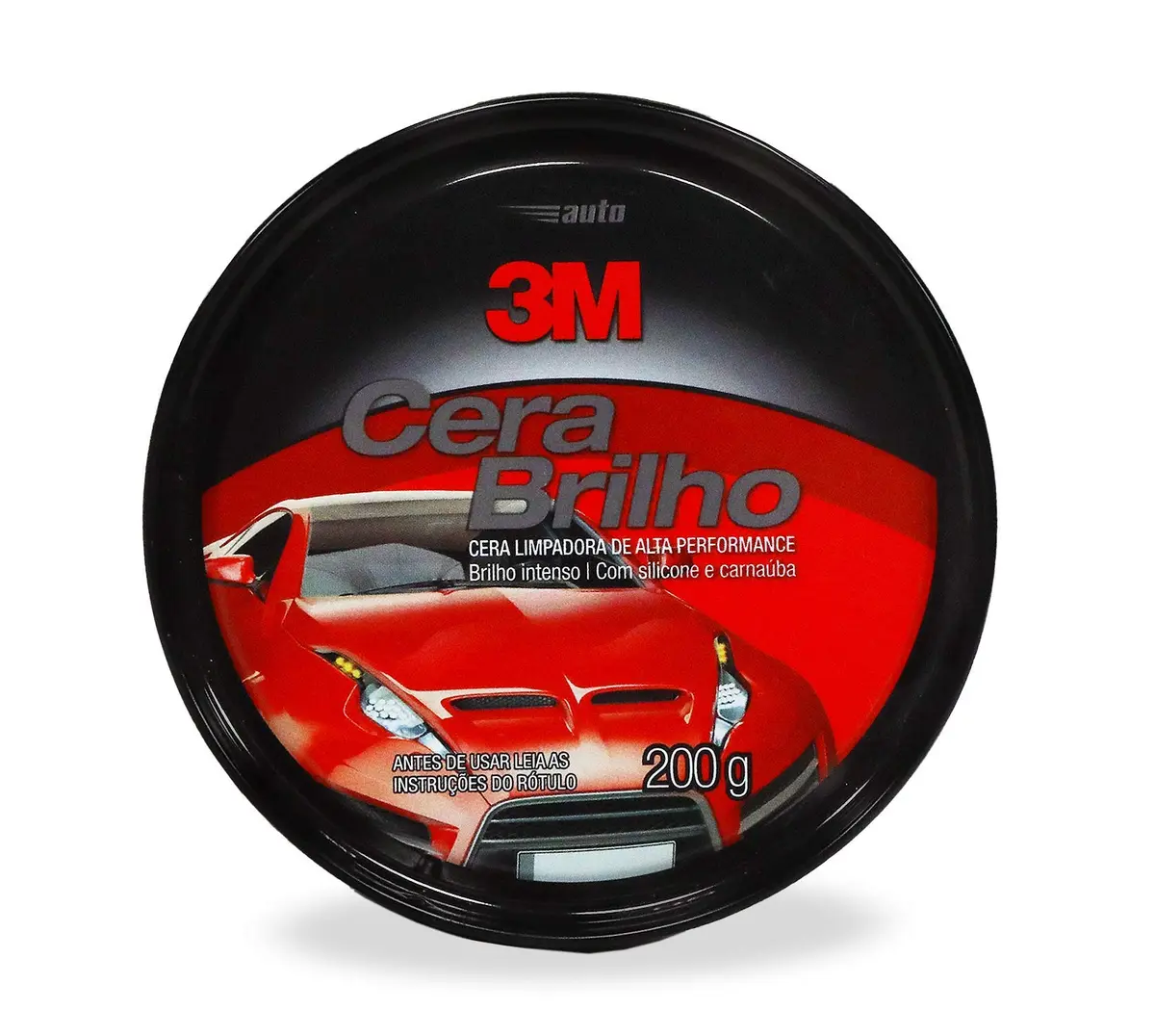 3M Auto Cera Brilho Intenso de Alta Performance 1 Unidade | Com silicone e carnaúba, Oferece alta performance, Brilho intenso e duradouro, Além de fácil aplicação e remoção - 1