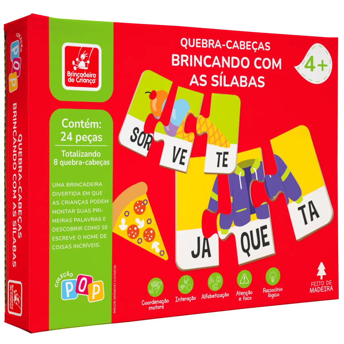 Brincando Com Silabas 24Pcs