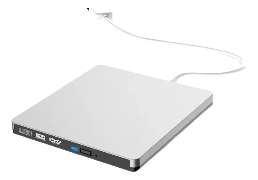 Gravador e Leitor de DVD Externo USB 3.0 Slim para Windows e MacBook - 1