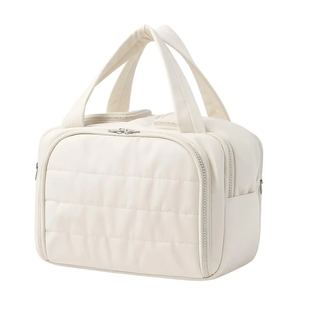 Necessaire Bolsa de Maquiagem Feminina Grande, bolso Impermeável com Múltiplos Compartimentos, Ideal para Viagens