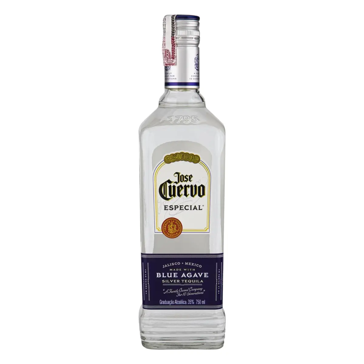 TEQUILA MEX JOSE CUERVO SILVER 35°