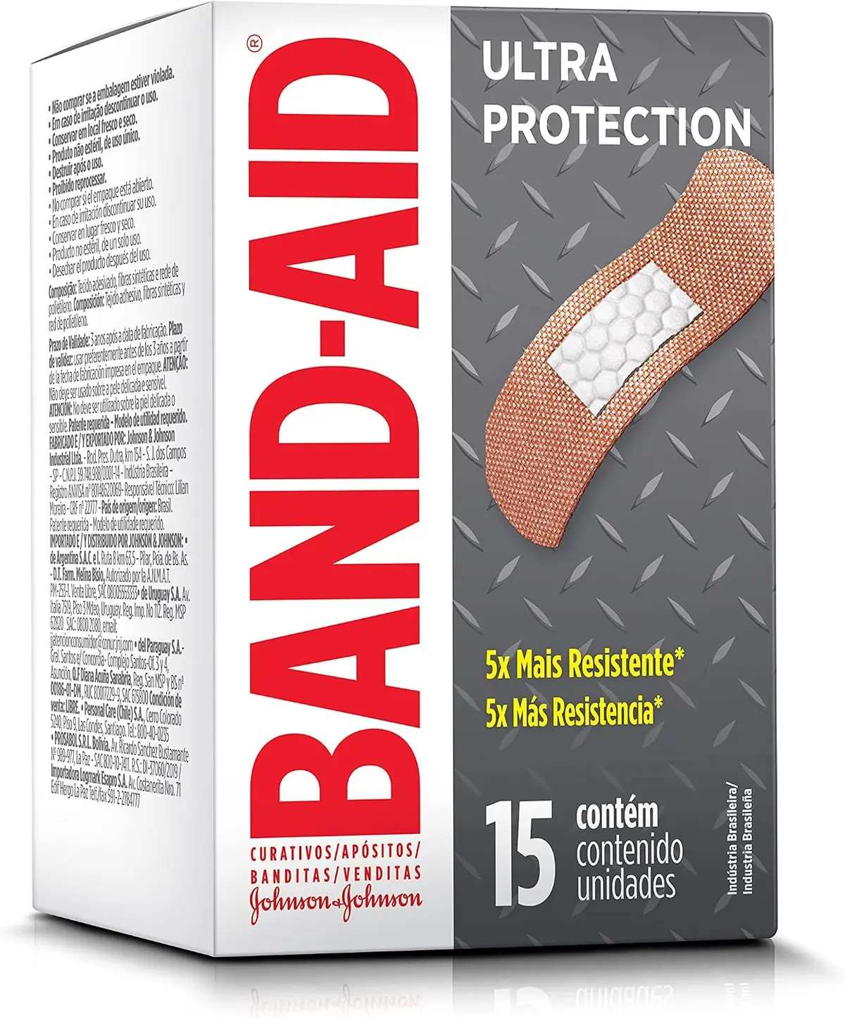 Curativos Adesivos Band-Aid Ultra Protection, 15 Unidades