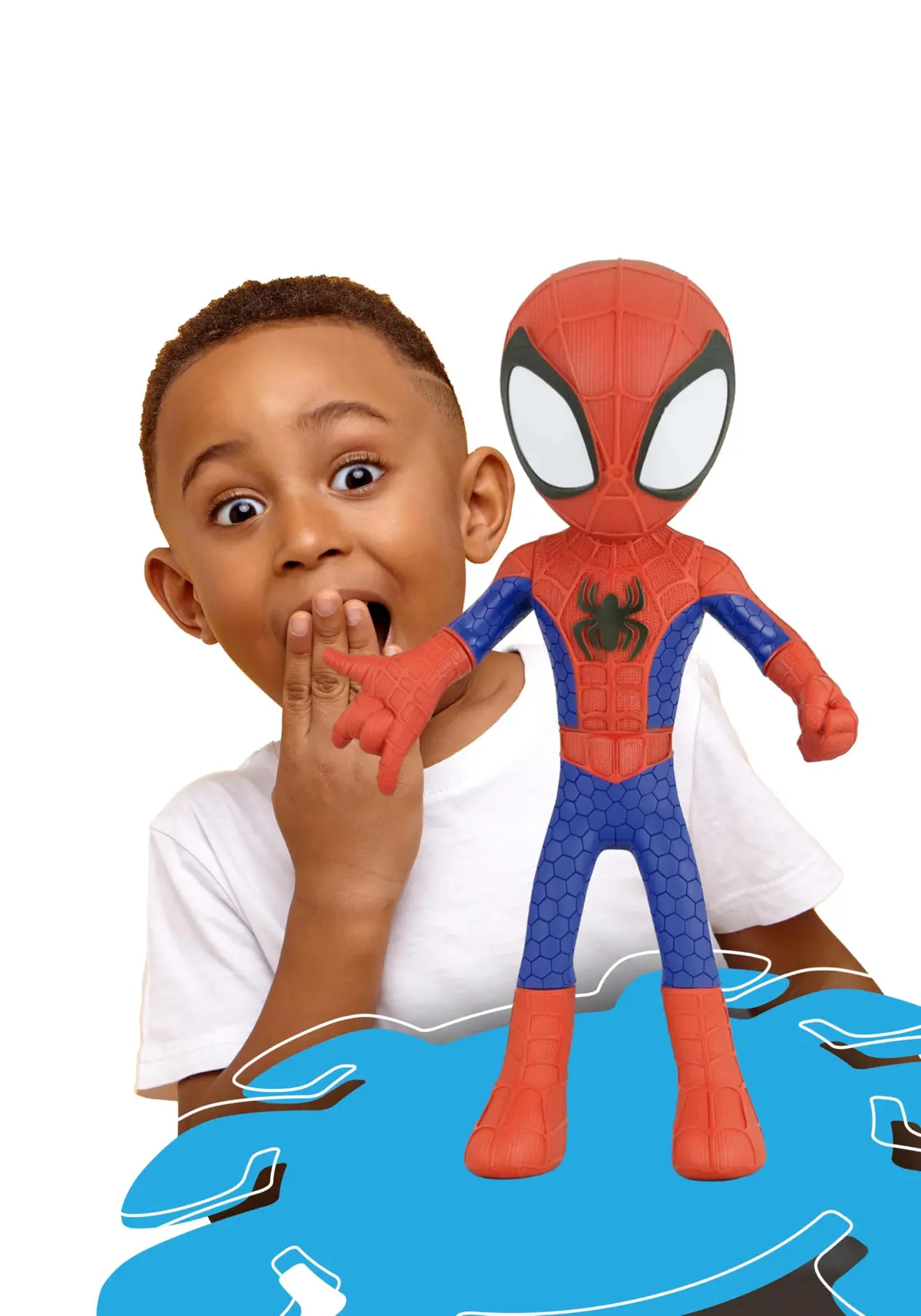 Marvel, Personagem colecionavel Spidey, Amigos Espetaculares, figura gigante com 50 cm, Mimo brinquedos