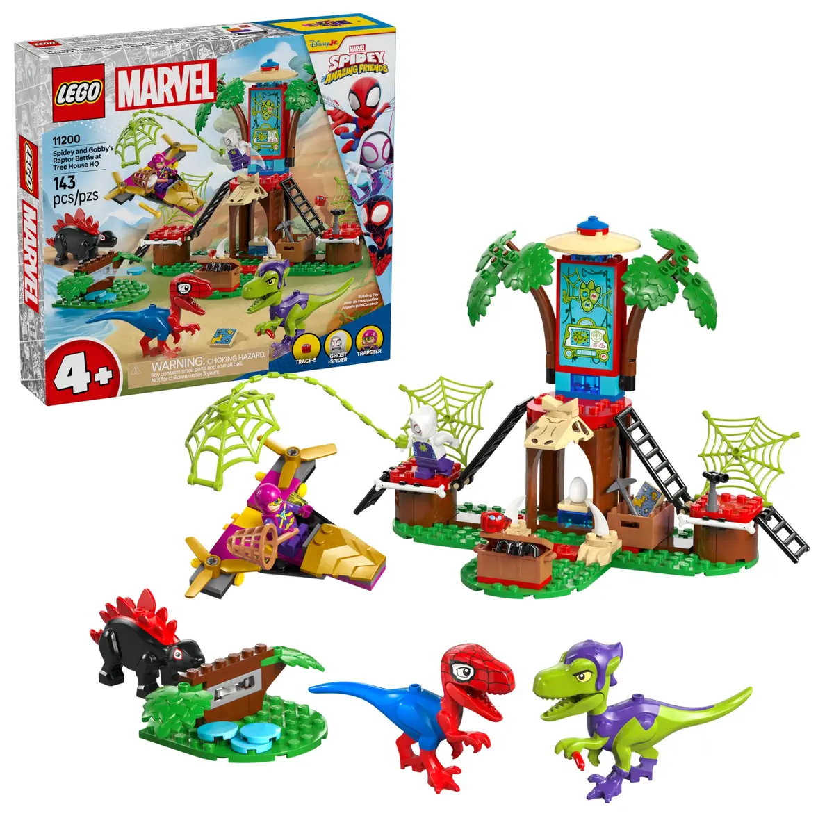 LEGO Spidey Batalha de Raptors de Spidey e Gobby no QG da Casa 11200 - 1