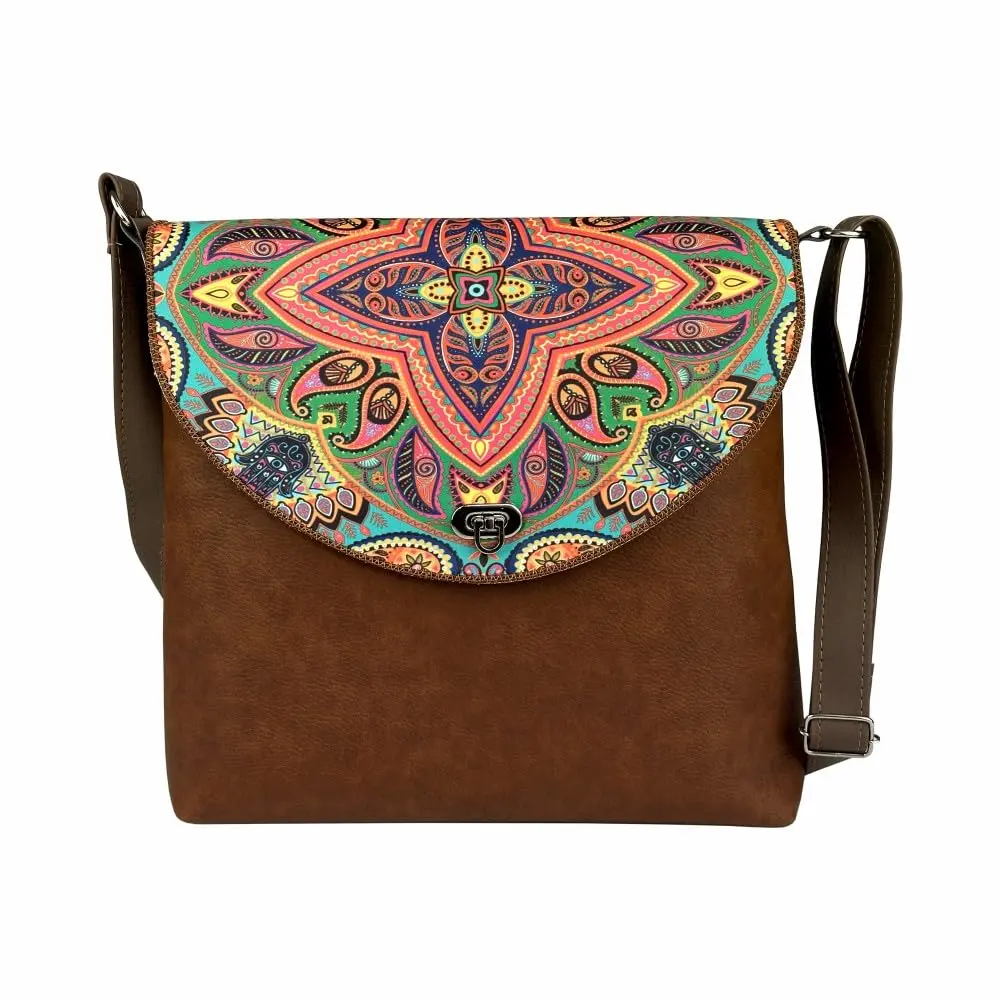 Bolsa Feminina Transversal Média Indiana Magicc Bolsas B-227