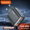 Carregador GaN Toocki QC4.0 40W 3 Portas - Levando 3 Unidades - 1