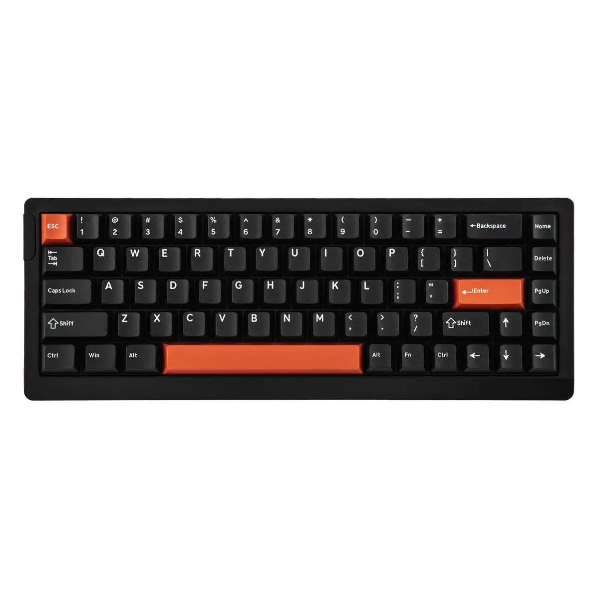 Epomaker he68 lite 65% ansi eua layout bandeja-montado com fio efeito hall teclado mecânico magnético dks socd rgb backlight