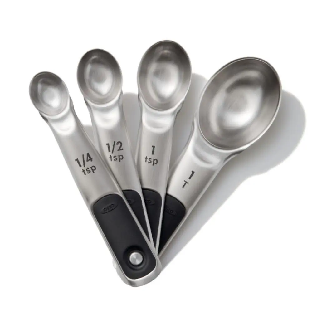 Jogo de Colheres Medidoras, 4 peças, Inox, OXO