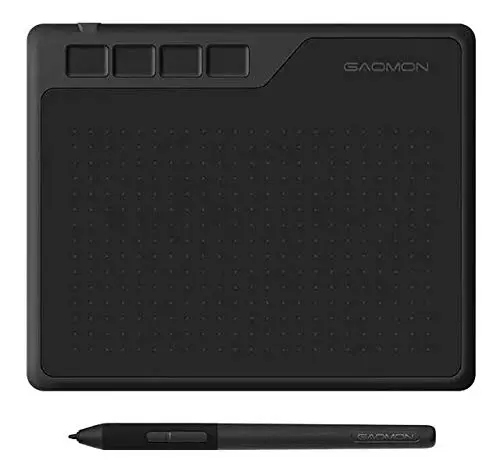 GAOMON S620 Mesa Digitalizadora Graphics Tablet de 10 polegadas com caneta passiva de 8192 níveis e 4 teclas de atalho, compatível com Windows/Mac/Smartphone Android - 1