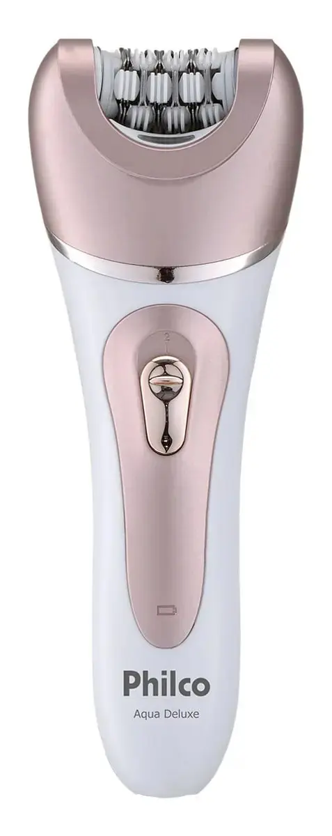Depilador Philco Aqua Deluxe Pdp01r Branco E Rosa 110v/220v Rosa-pálido - 1