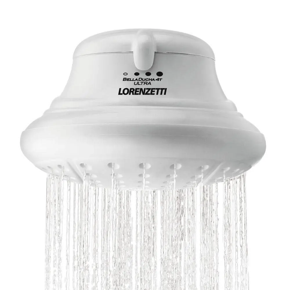Lorenzetti Chuveiro Elétrico Branco Bella Ducha, 6800W 220V