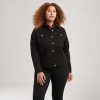 Jaqueta Levi's® Original Trucker Plus Size Preta - 3X USA | EGGG BR - 1