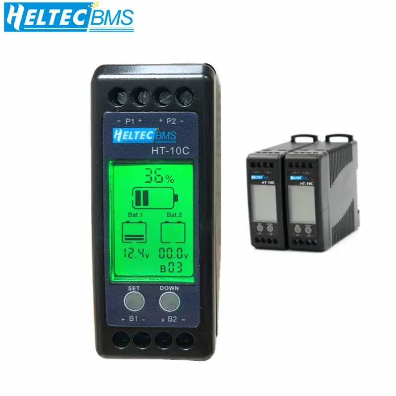 Balanceador Ativo de Chumbo-Ácido Heltec 12V10A, Equalizador Lipo/LFP em Série Paralela para RV/Sistema Solar/Golfe 24/36/48V/96V - 1