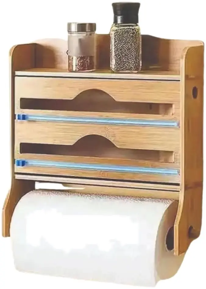 Organizador de parede Multiuso de Bambu | Multiuso, Bambu - 1