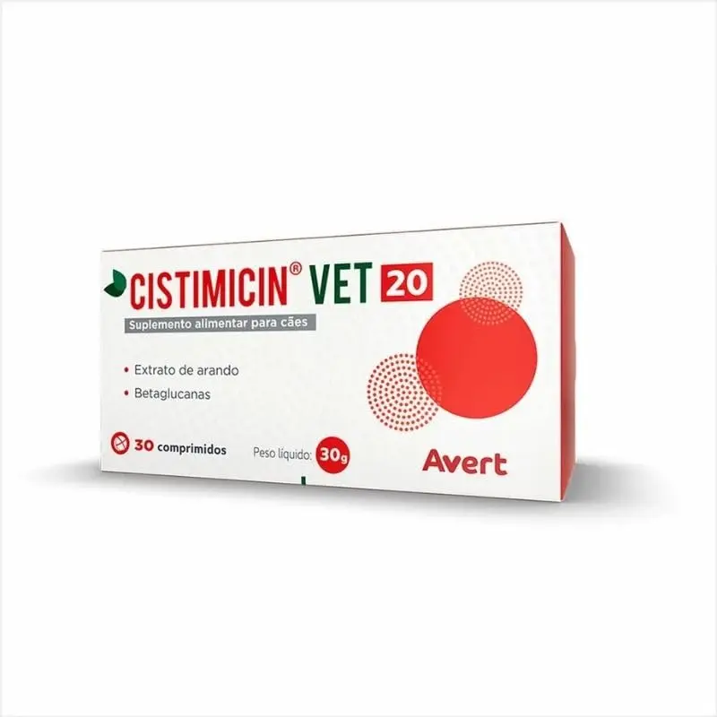 Suplemento Avert Cistimicin Vet, 20-30 Comprimidos - 1