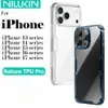 [R$ 50 Com Moedas] 3 UNIDADES NILLKIN Capa Protetora Premium Transparent Para iPhone  - 1