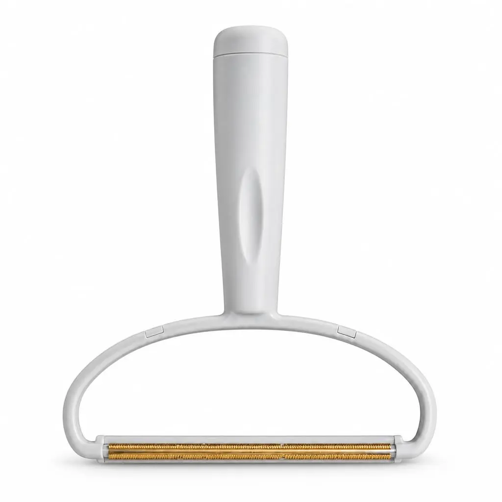 Removedor Raspador de Pelos 16,5cm para Pets e Tecidos | Raspador Reutilizável, Sem Adesivo, Uso em Tecidos, Compacto e Leve, Fácil de Usar