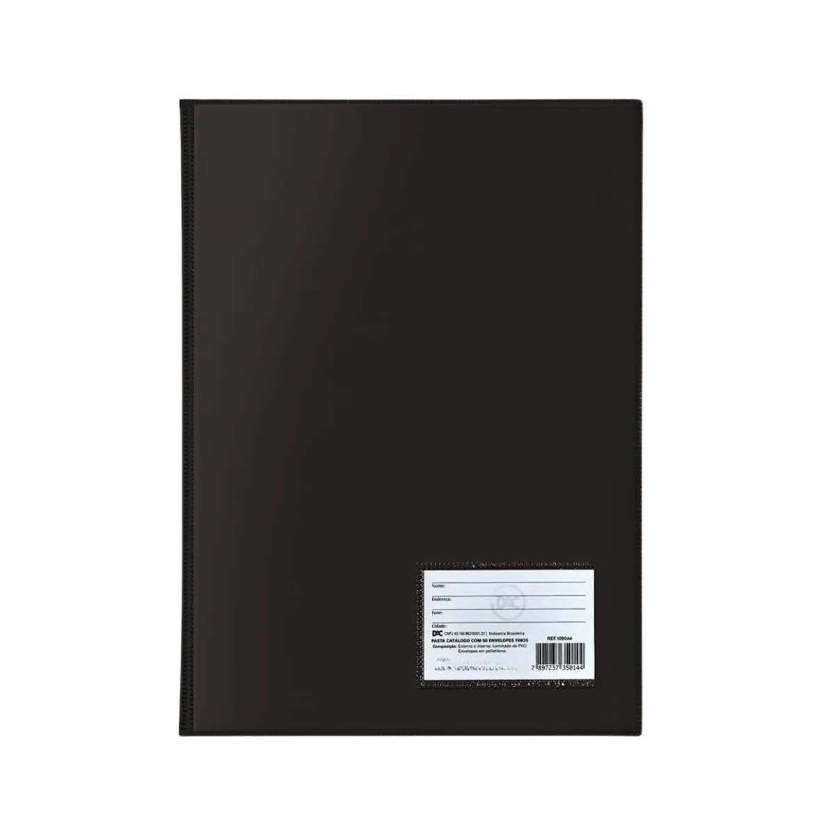 Pasta Catálogo 50Envelope Fino, Dac, Pasta Catálogo 50Envelope Fino 1090A4, Preta, 1090A4 - 1