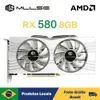 Placa de Vídeo AMD RX 580 8GB GDDR5 256Bit Branca  - 1