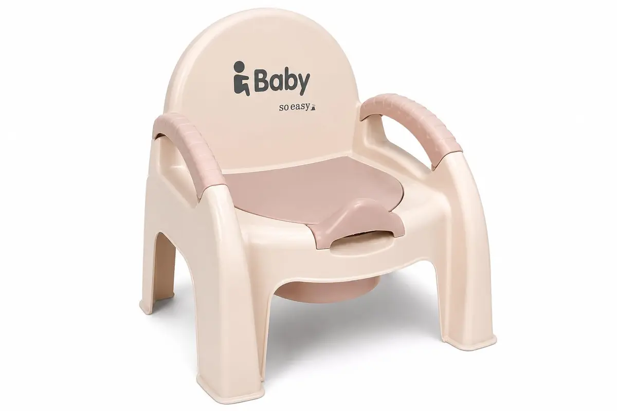 Troninho Infantil Desfralde com Encosto e Pezinhos Antiderrapantes | Penico para uso a partir de 1 ano, leve e portátil, fácil de limpar, estimula a independência, ideal para menino e menina