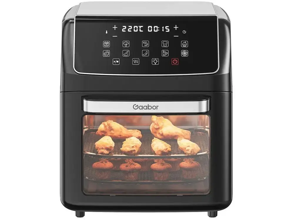 Air Fryer Gaabor AF-120T01 Preto com Forno 12L - 110V - 1