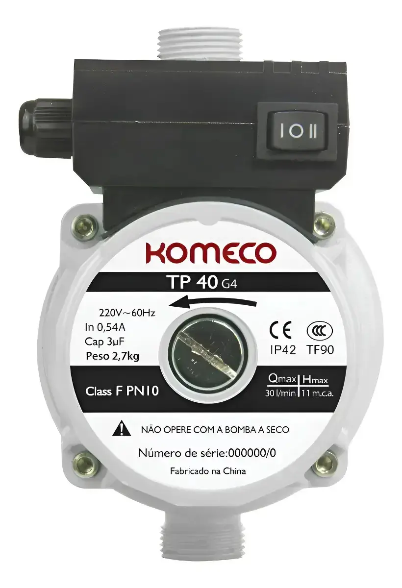 Pressurizador Komeco Tp 40 G4 120w 30l/min