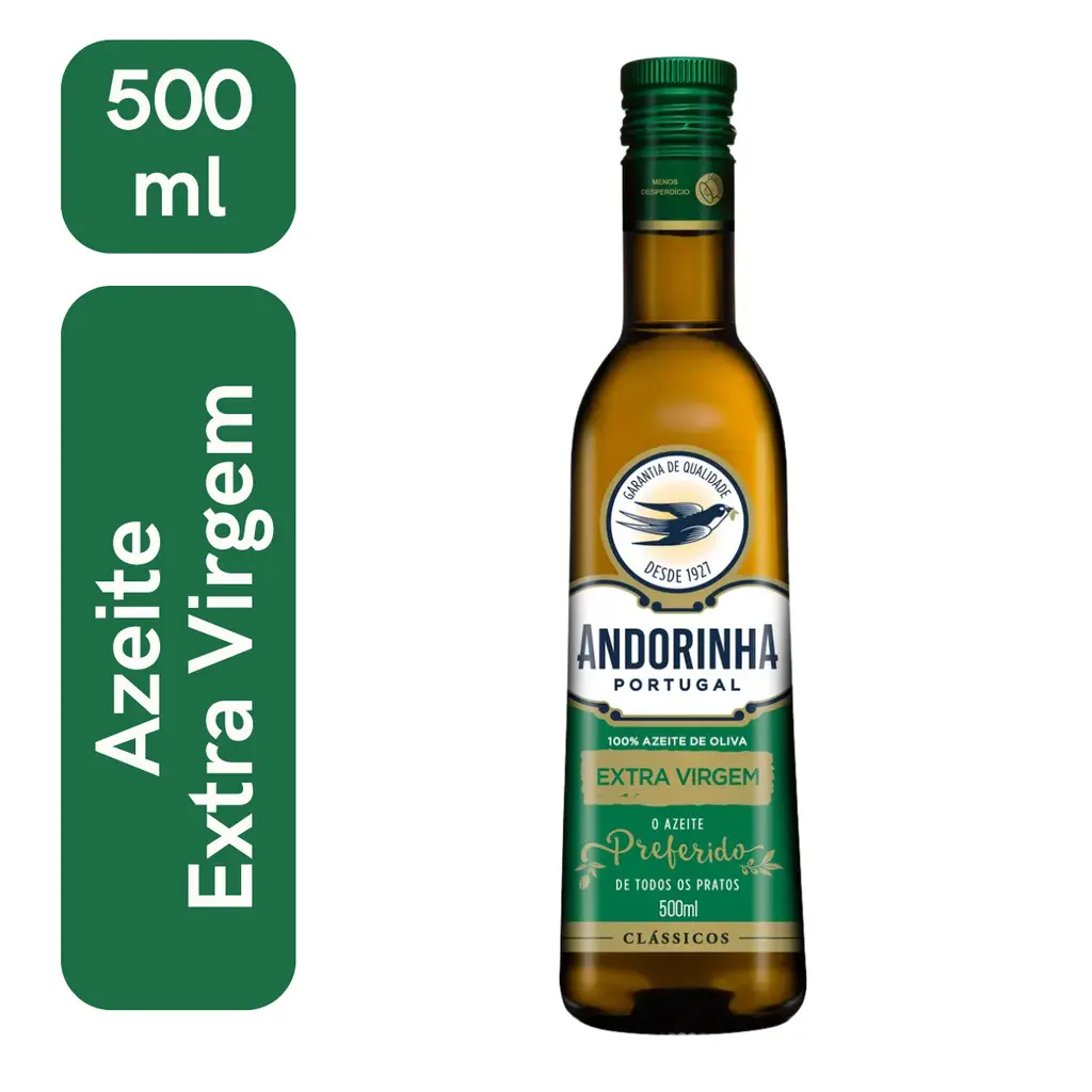 Azeite Extra Virgem Andorinha 500ml Clássicos Dia a Dia - 1