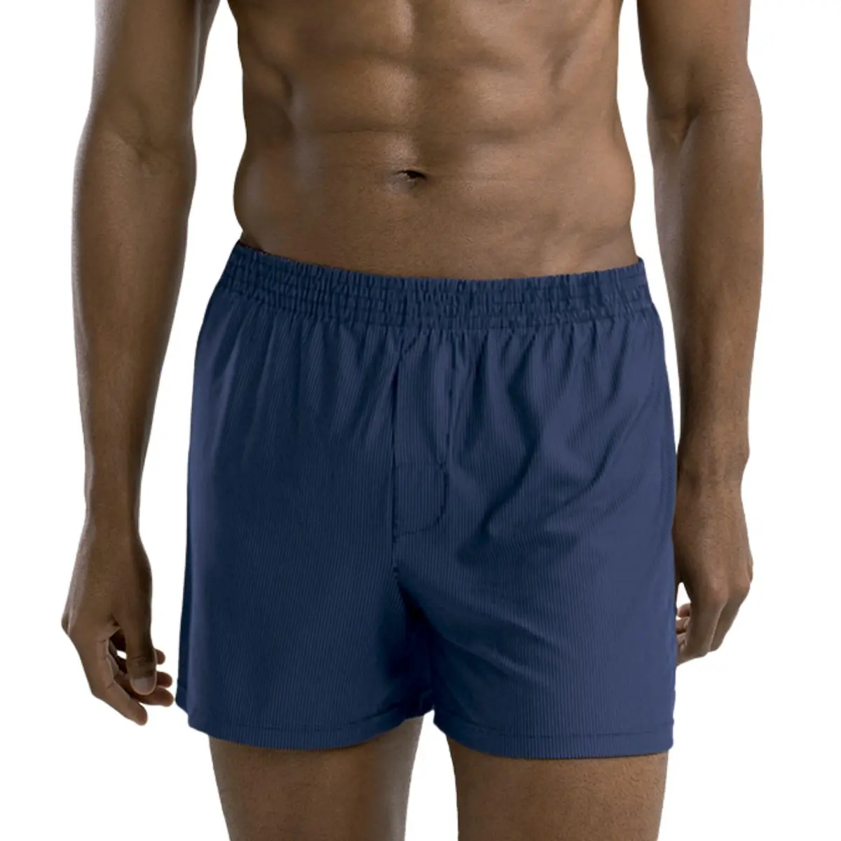 Samba Canção Mash Cueca Masculina Risca de Giz Poliamida Toque Gelado - 1