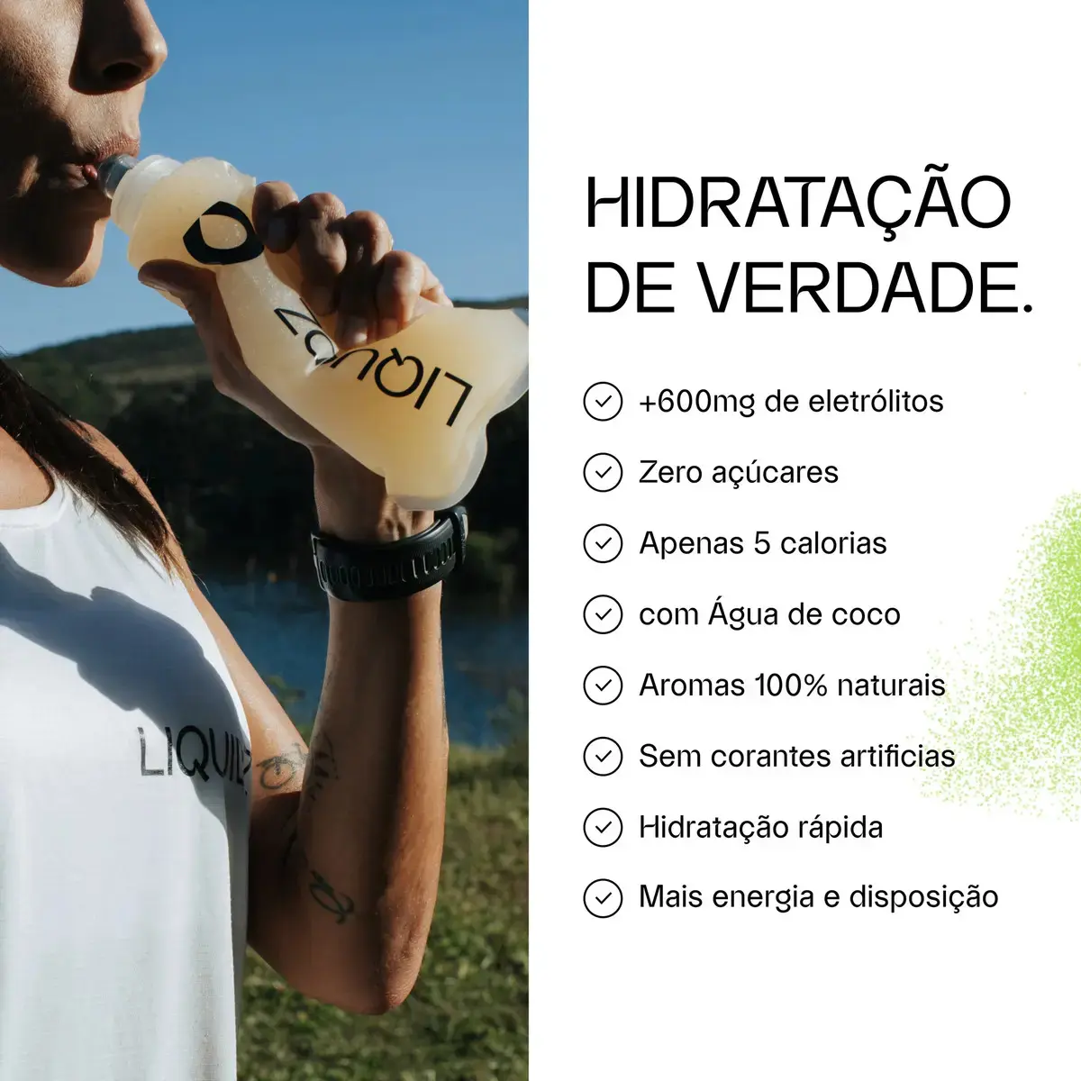 LIQUIDZ® - Eletrólitos Zero Açúcares - Sabor Tangerina - Kit 1 Caixa - 14 sachês thumbnail 7