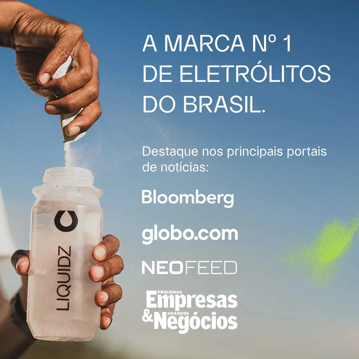 LIQUIDZ® - Eletrólitos Zero Açúcares - Sabor Tangerina - Kit 1 Caixa - 14 sachês thumbnail 9