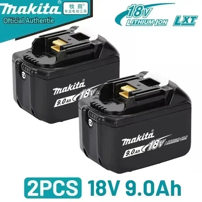 Makita 🔥   Bateria de Lítio 18V LXT 9.0Ah para BL1890 BL1860B BL1850 e DDF487