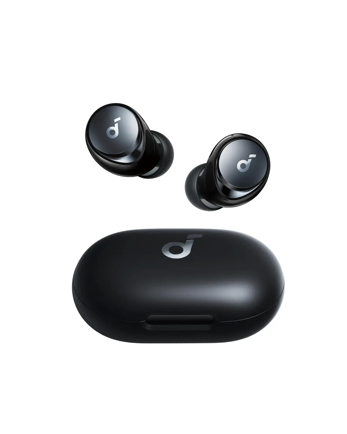 soundcore Space A40 da Anker, Fone de Ouvido Bluetooth Sem Fio ANC, 50H | ANC Adaptativo Reduz 98% do Ruído, Hi-Res, Ajuste Confortável, Personalização via App e Carregamento Sem Fio, TWS Corrida