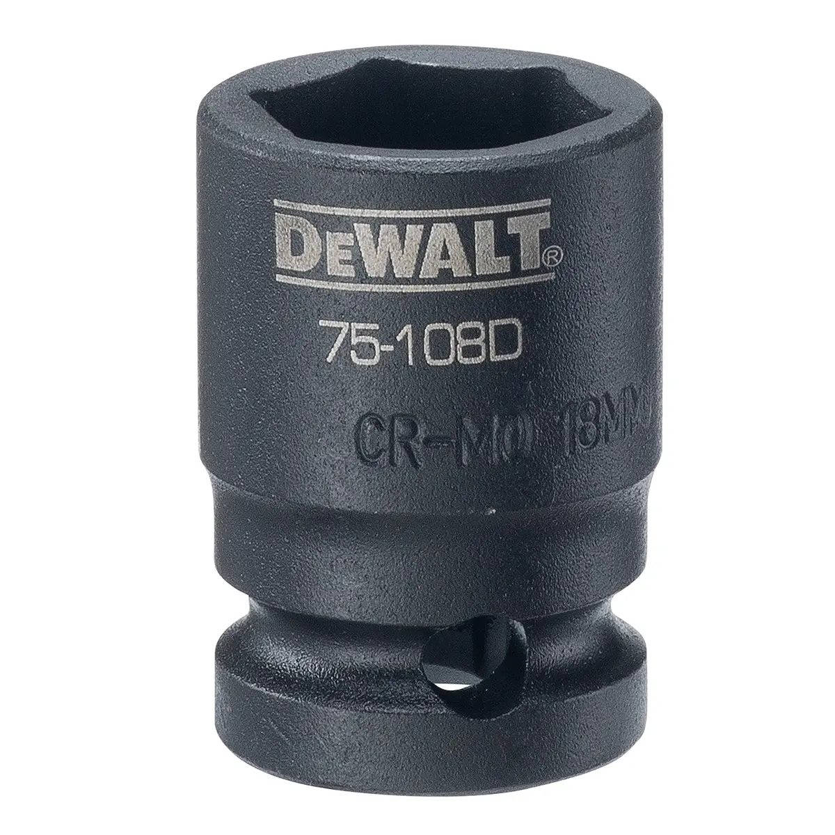 Dewalt Soquete de Impacto Curto 1/2 Polegadas (18mm), Ferramentas Manuais, Modelo DWMT75108OSP