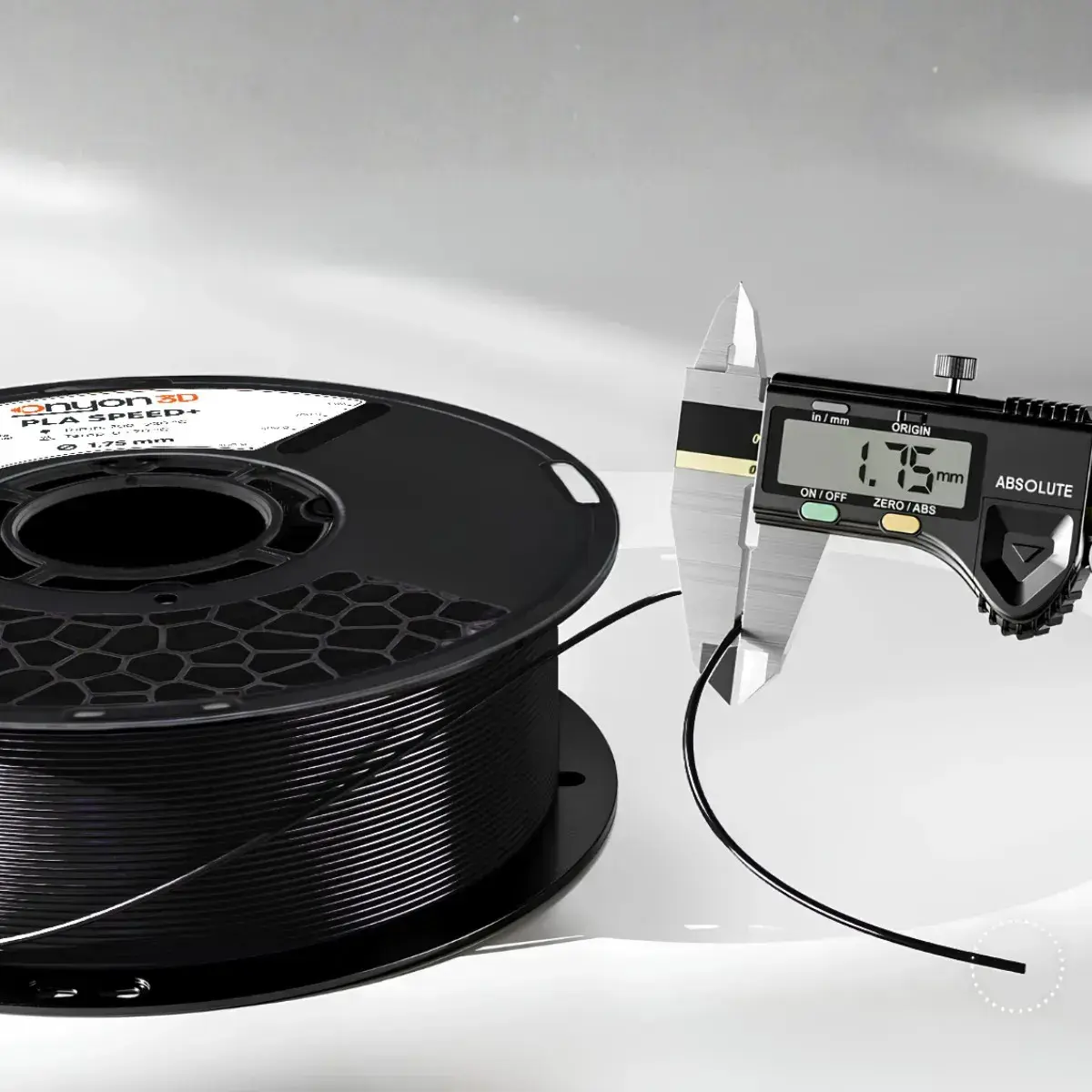 Filamento Pla Plus 1kg Impressão 3d Nacional - Cores Cor Preto thumbnail 3