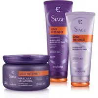 Kit Siàge Liso Intenso Shampoo + Condicionador + Máscara Capilar (Nova Versão) - 1