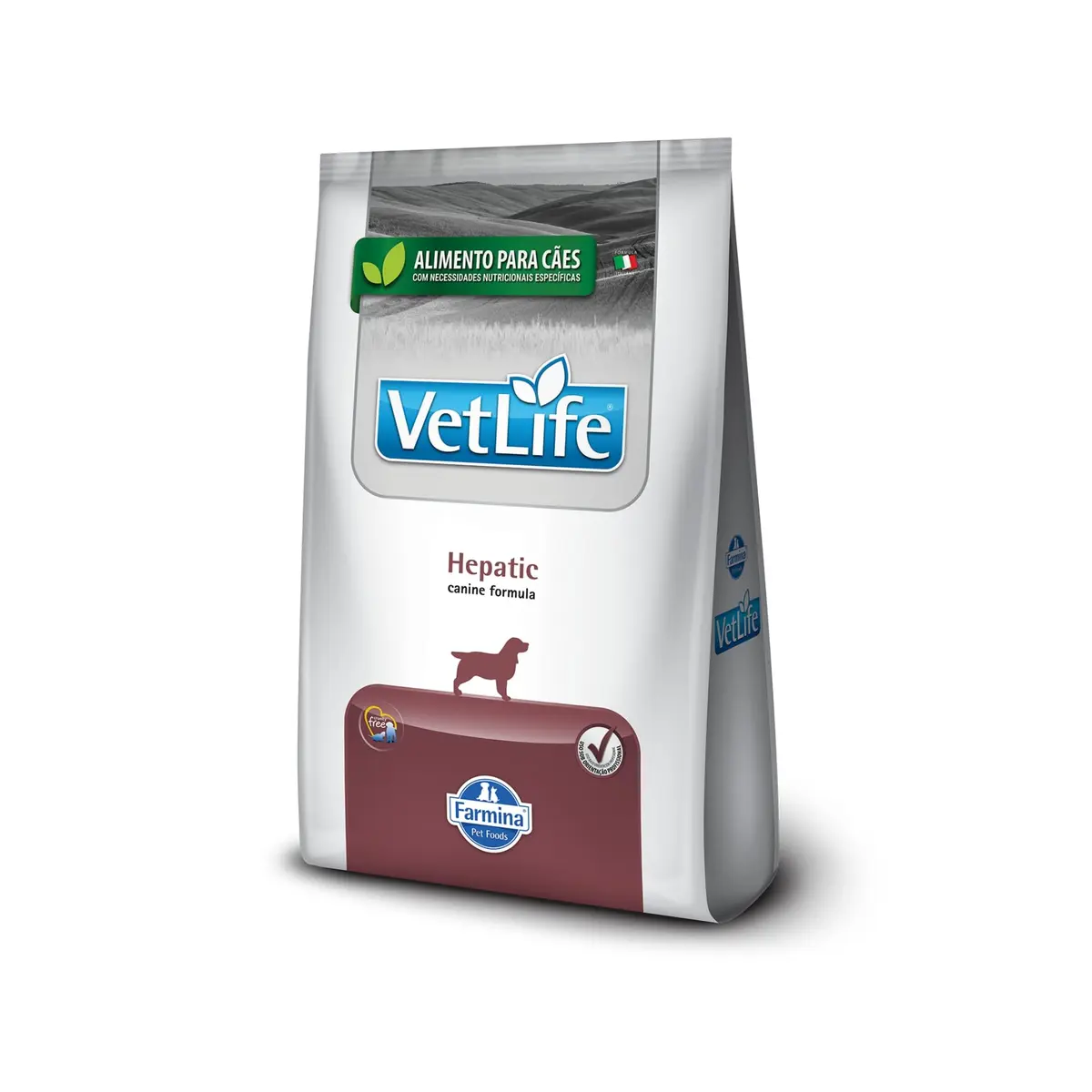 Vet Life Ração Farmina Natural Hepatic para Cães com Insuficiência Hepática - 2Kg
