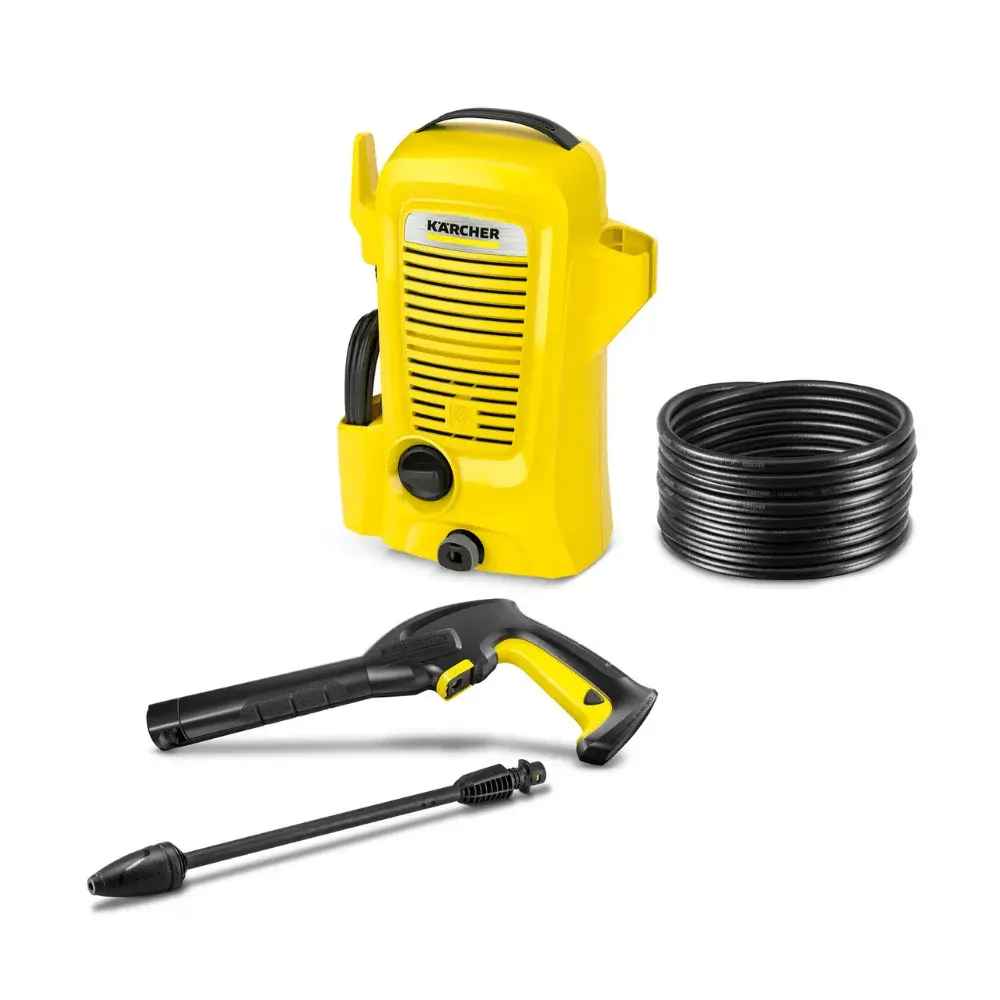 KARCHER INDUSTRIAL 1.673-010.0 – K 2 UNIVERSAL EDITION COMPACTA, LEVE, LAVADORA DE ALTA EFICIÊNCIA COM FUNÇÃO DE ALTA PRESSÃO, IDEAL PARA A LIMPEZA EXTERIOR DE TERRAÇOS, PÁTIOS, MÓVEIS DE JARDIM, VEÍCULOS E SUPERFÍCIES DOMÉSTICAS