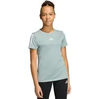 Camiseta Treino Essentials Três Listras adidas Performance Verde