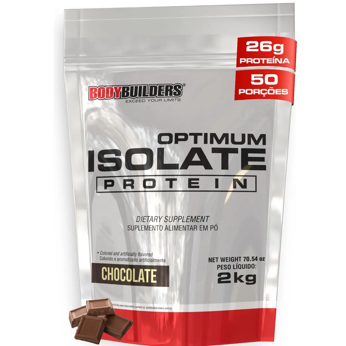 Optimum Isolate Whey Protein Chocolate 2kg - Bodybuilders