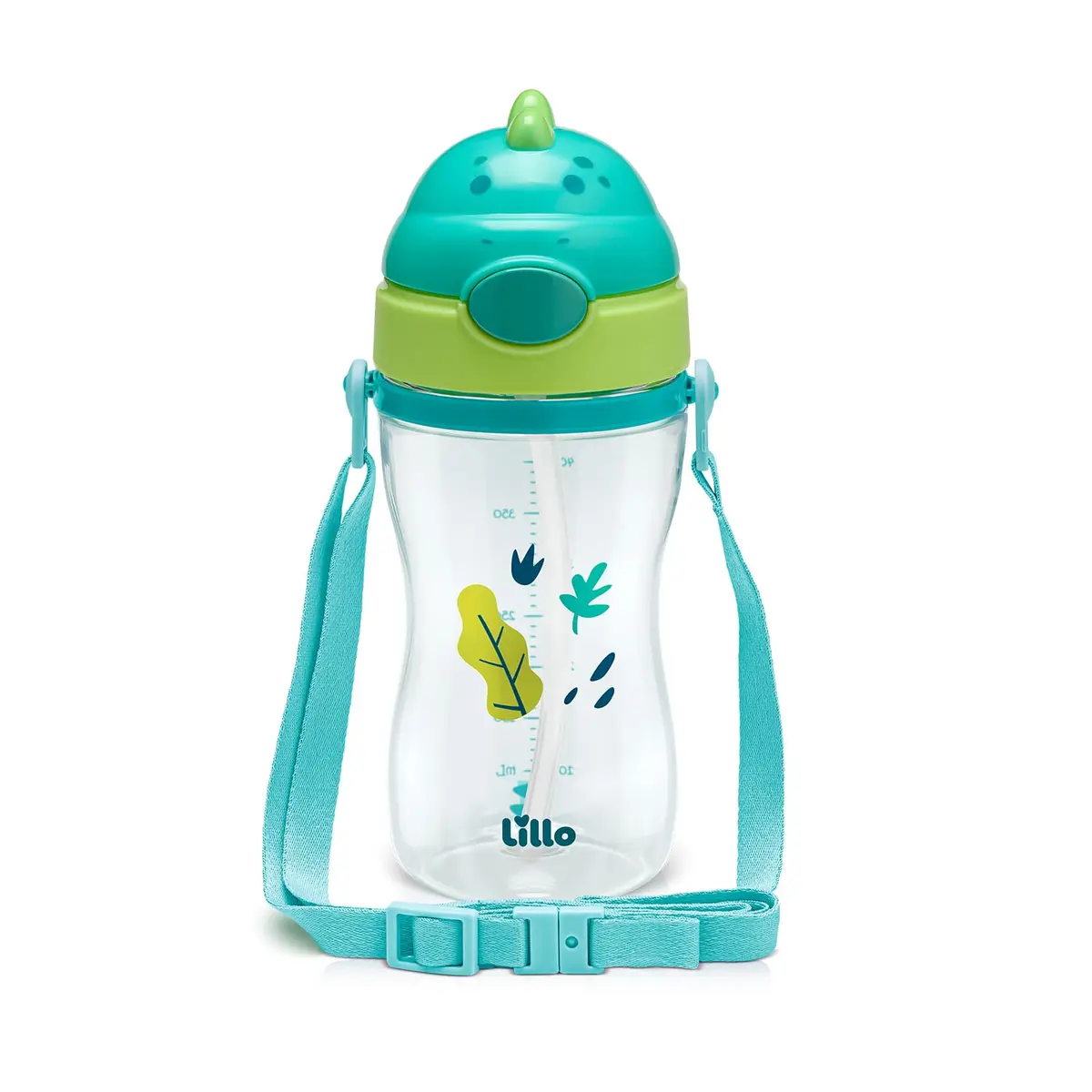 Lillo Copo Infantil com Canudo 400ml - Dinossauro - 1