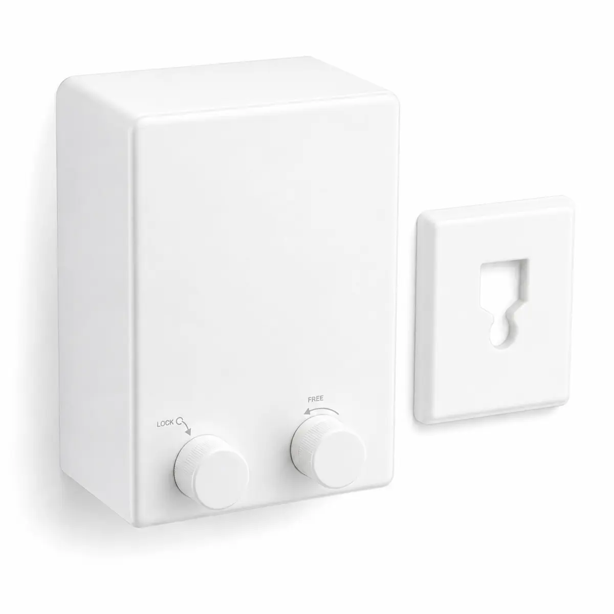 Varal Retrátil de Parede 4,2 m em Aço Inox, Recolhimento Automático, Suporta 20 kg, Compacto e Resistente para Apartamento e Lavanderia, Instalação Simples, Secagem Rápida, Reforçado (Branco) - 1