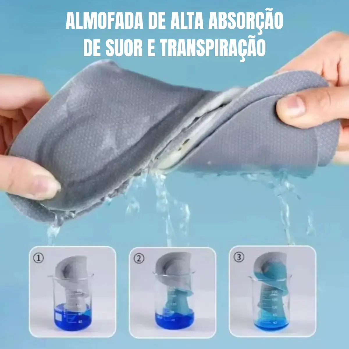 Palmilha Ortopédica em Gel para Fascite Plantar e Esporão, 1 Par, Tamanho 35-40 thumbnail 6