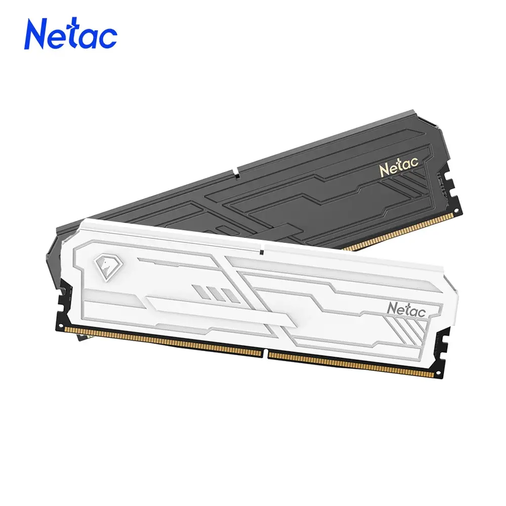 Memória RAM DDR4 Netac 3200MHz 3600MHz Dual Channel 8Gx2 16Gx2 de Alta Qualidade ICS Shadow III DDR4 XMP 2.0 Frete Grátis para Desktop