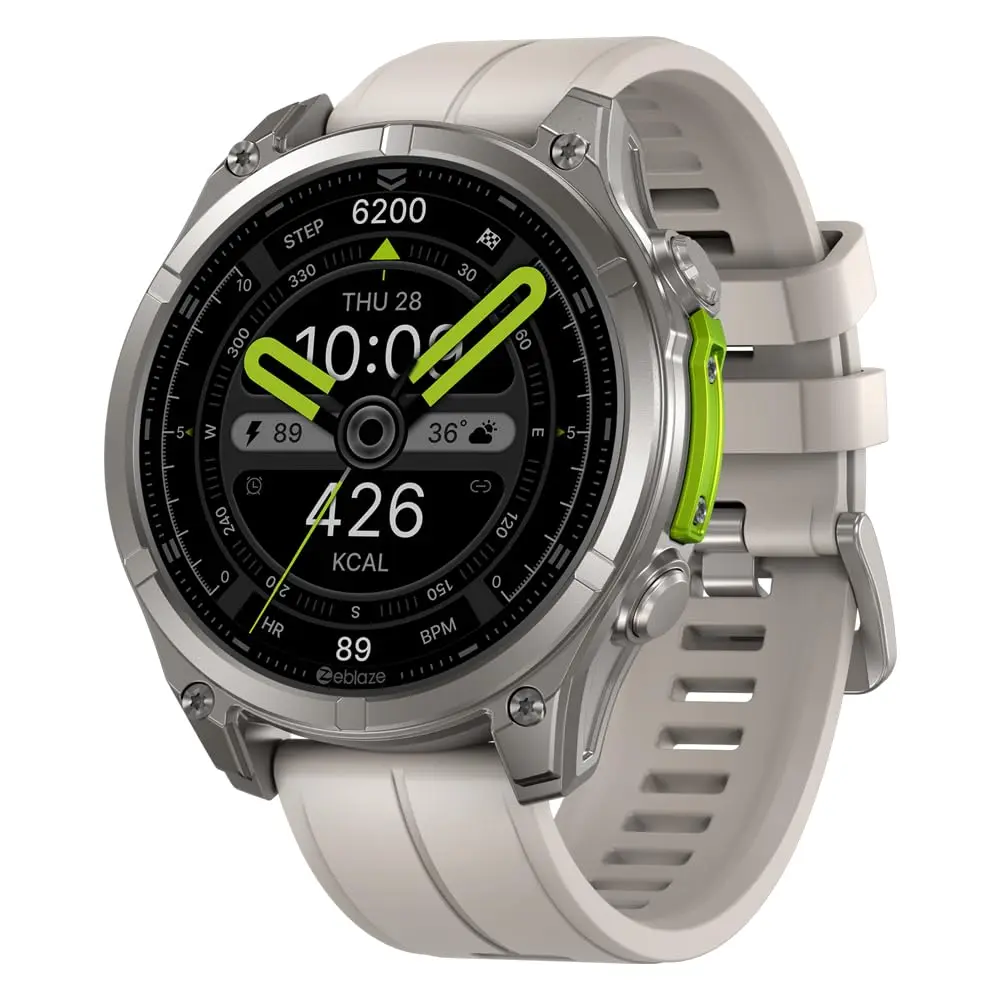 Zeblaze Relógio inteligente Vibe 8, 1,43 "HD SmartWatch para homens Mulheres, modos esportivos 5ATM à prova d'água/120+, Chamadas Bluetooth,Android Smart Watch for Android IOS (Cinza)