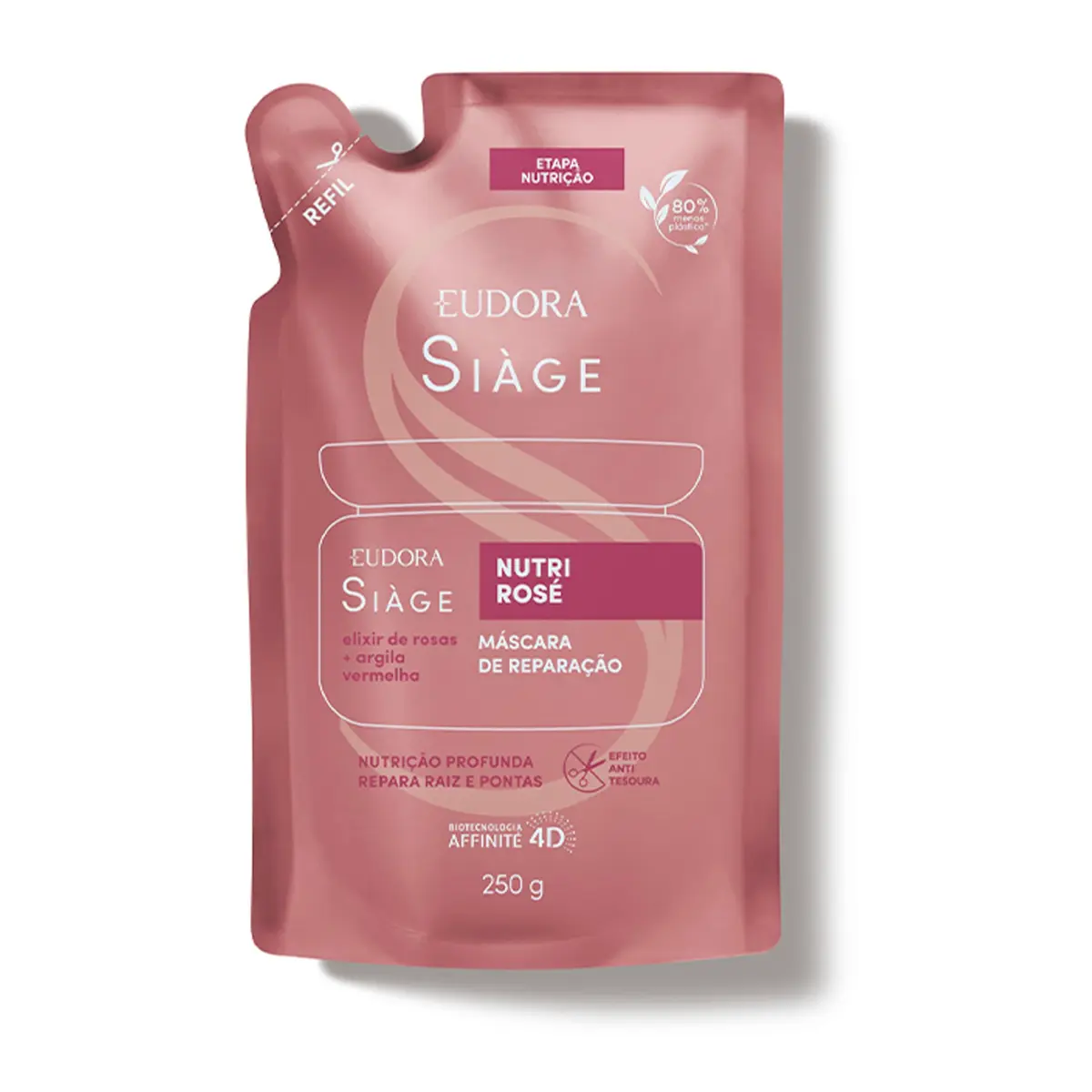SIAGE REFIL MÁSCARA CAPILAR NUTRI ROSE 250g