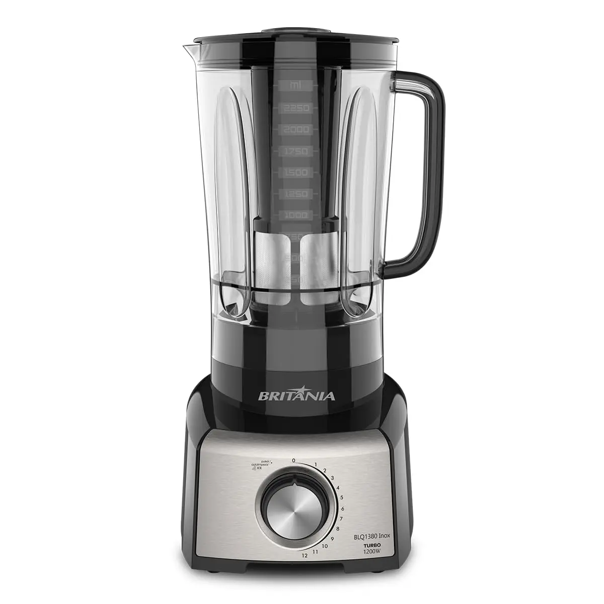 Britânia Liquidificador BLQ1380P Pro Maxx 6 Inox 3L 1200W