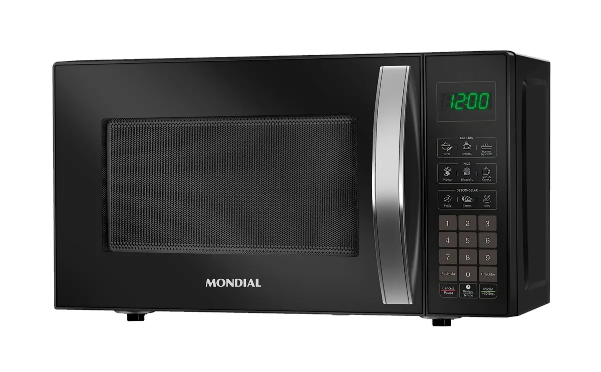 MONDIAL Micro-Ondas, Preto, 1200W, 220V - MO-01-21-B
