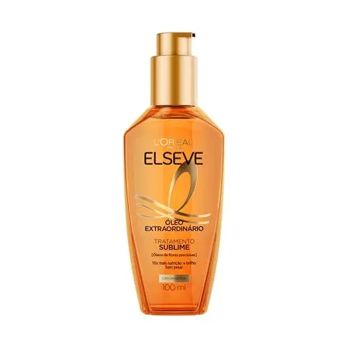 Óleo Finalizador Óleo Extraordinário, Anti Frizz, Protetor Térmico, L'Oréal Paris Elseve 100ml - 1