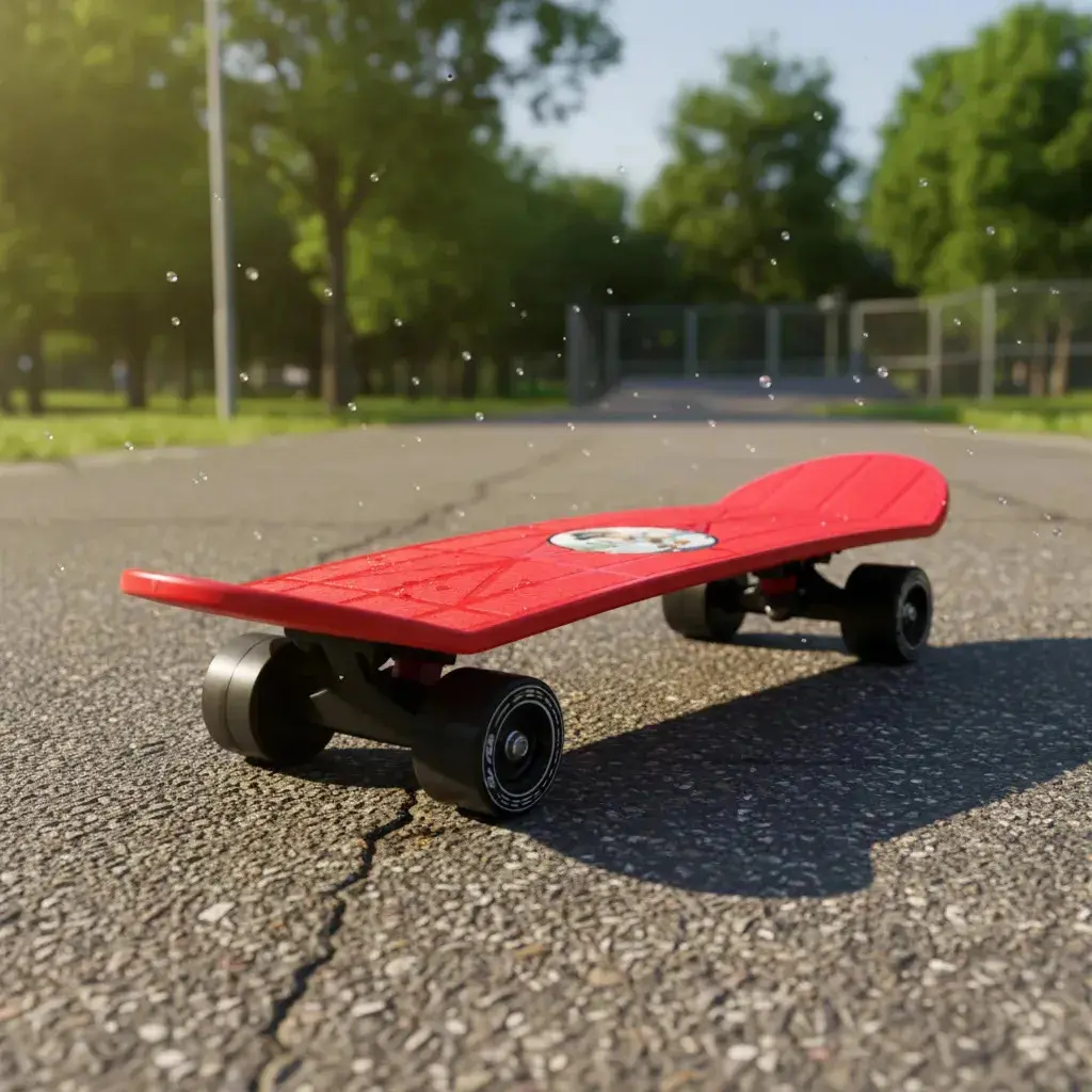 Skate Street Infantil Meninas E Meninos 55kg 47cm Cor Vermelho