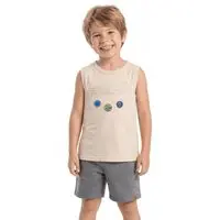 Infantil - Conjunto Menino Carrinho Alphabeto Areia e Mescla